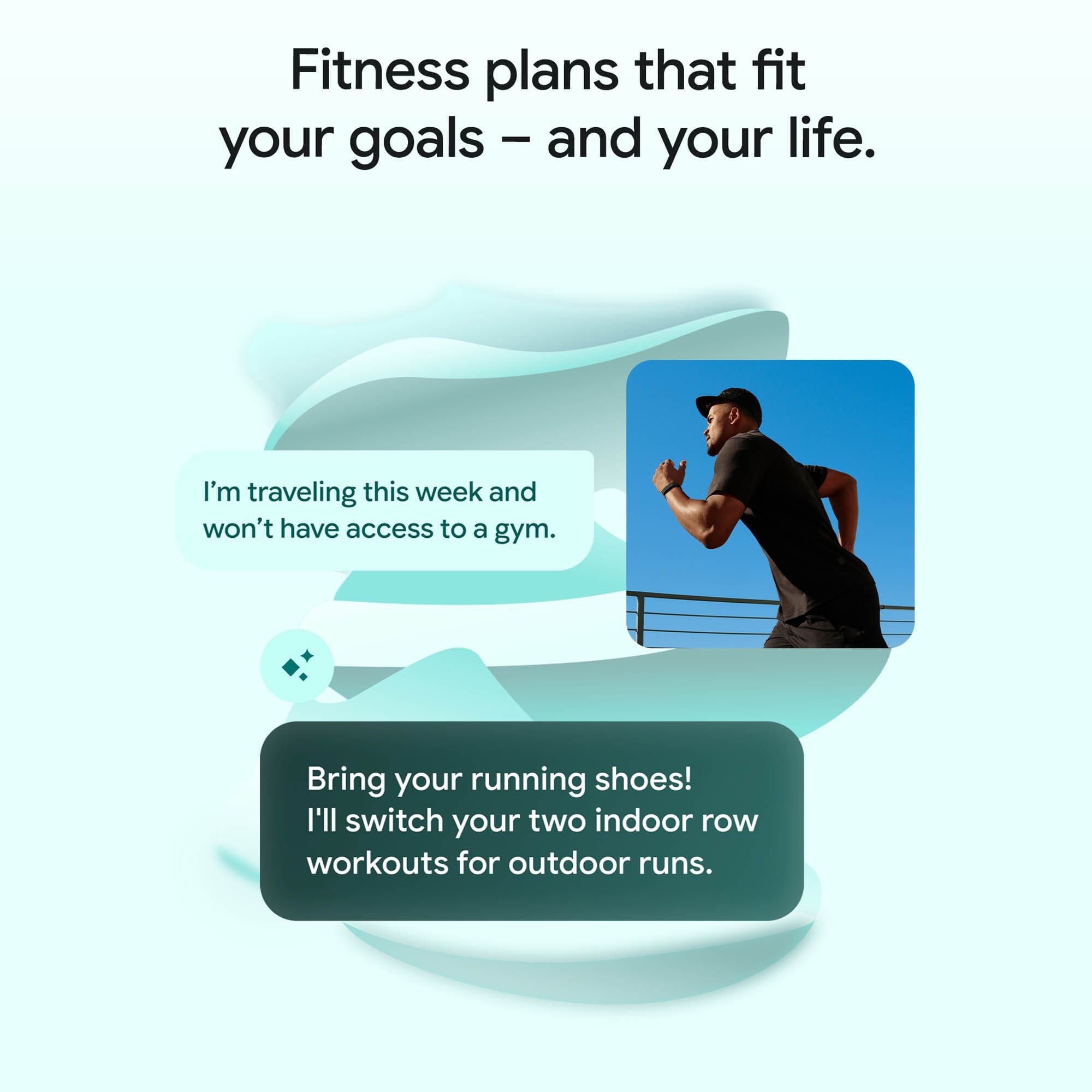 Google Fitbit Air, Screenless Fitness and Health Tracker, Obsidian, One Size, Obsidian, large