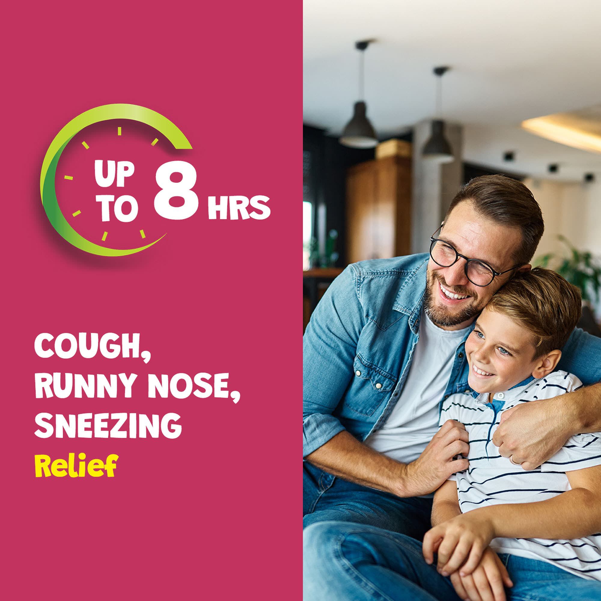 Children's Robitussin® Cough and Cold Long-Acting Syrup, Fruit Punch, 4 fl. oz., , large