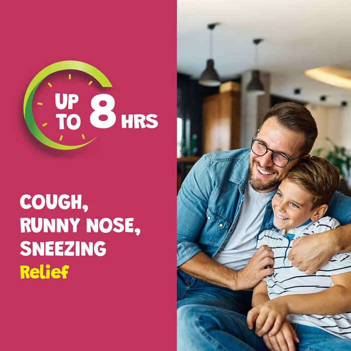 Children's Robitussin® Cough and Cold Long-Acting Syrup, Fruit Punch, 4 fl. oz., , large