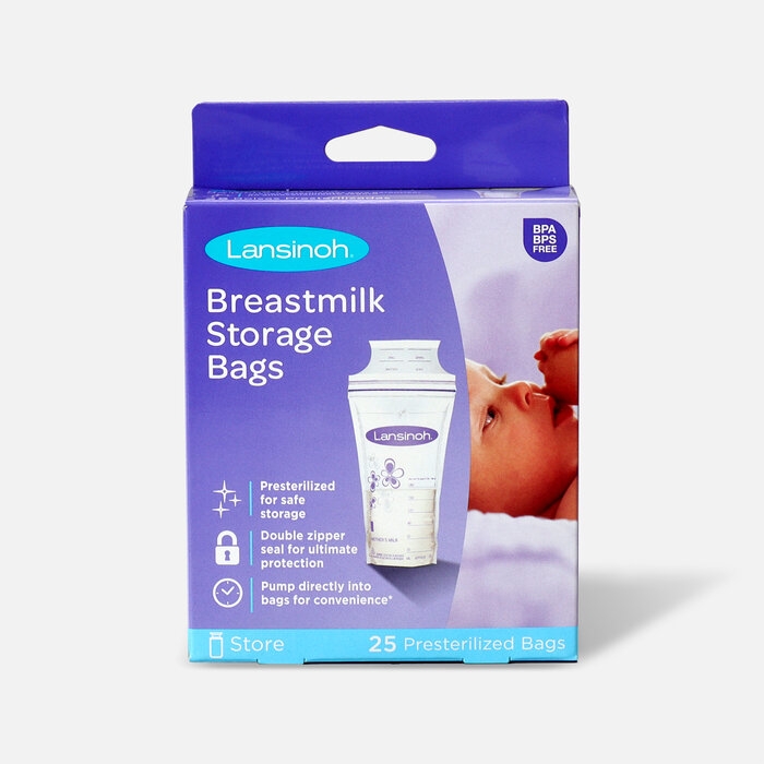 Lansinoh Breastmilk Storage Bags, 50 ct., , large