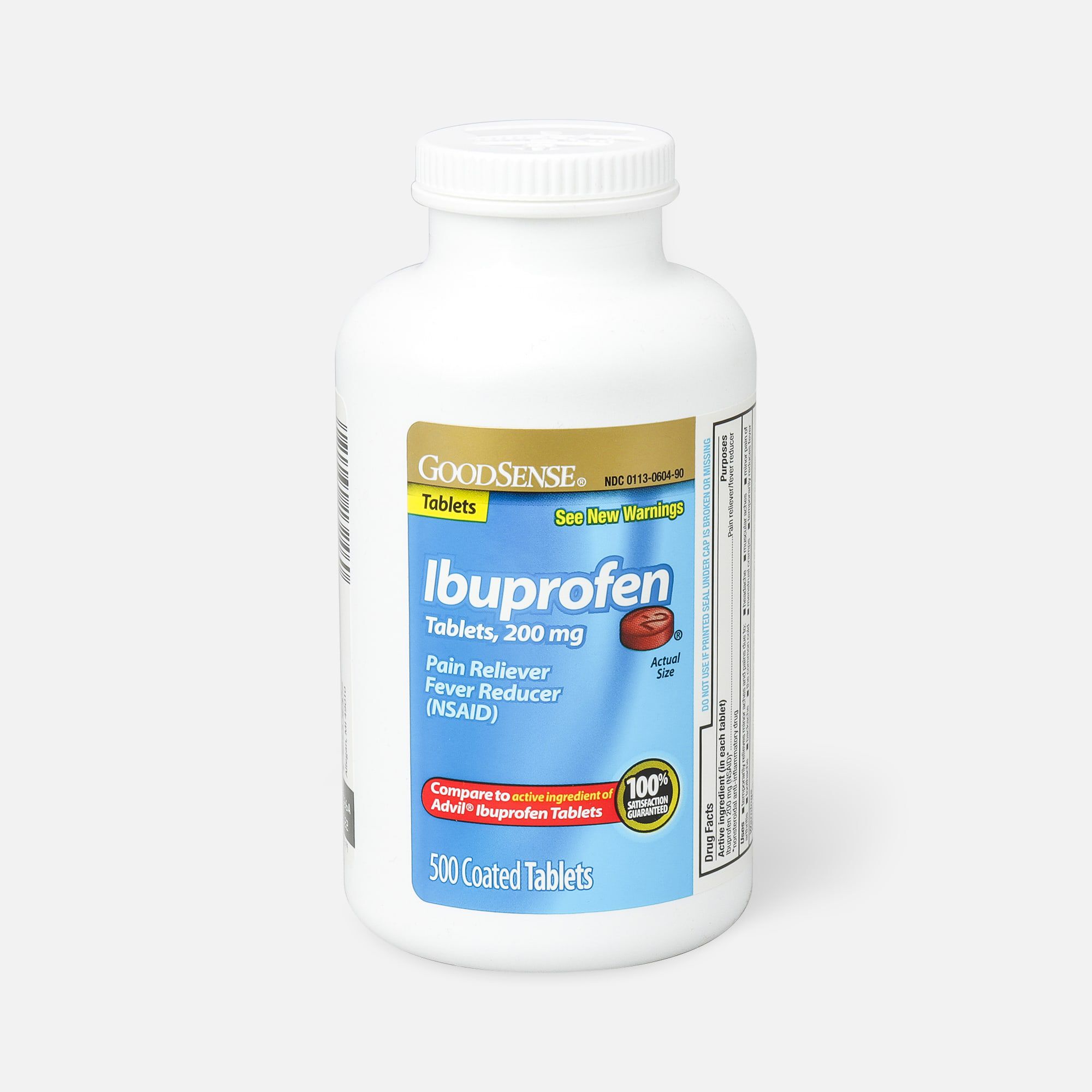 GoodSense® Ibuprofen Coated Tablets 200 mg, Pain Reliever & Fever Reducer, , large