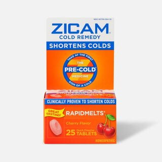 Zicam RapidMelts Cold Remedy Tablets, Cherry, 25 ct.