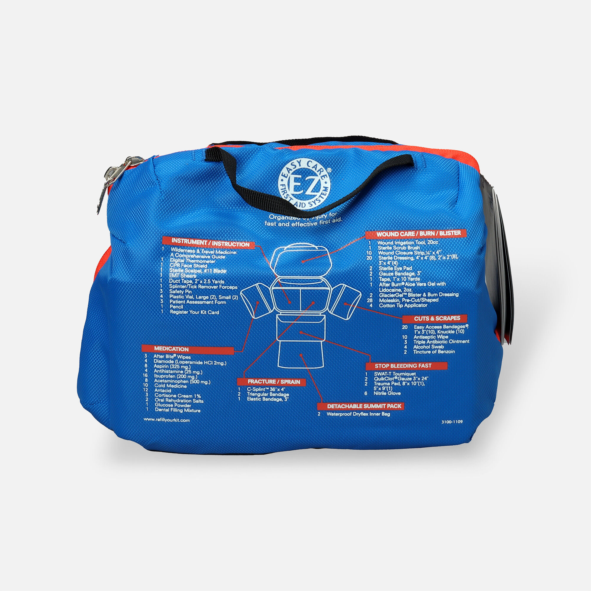 Adventure Medical Mountain Mountaineer First Aid Kit with QuikClot & Trauma Tourniquet, 217 pc., , large