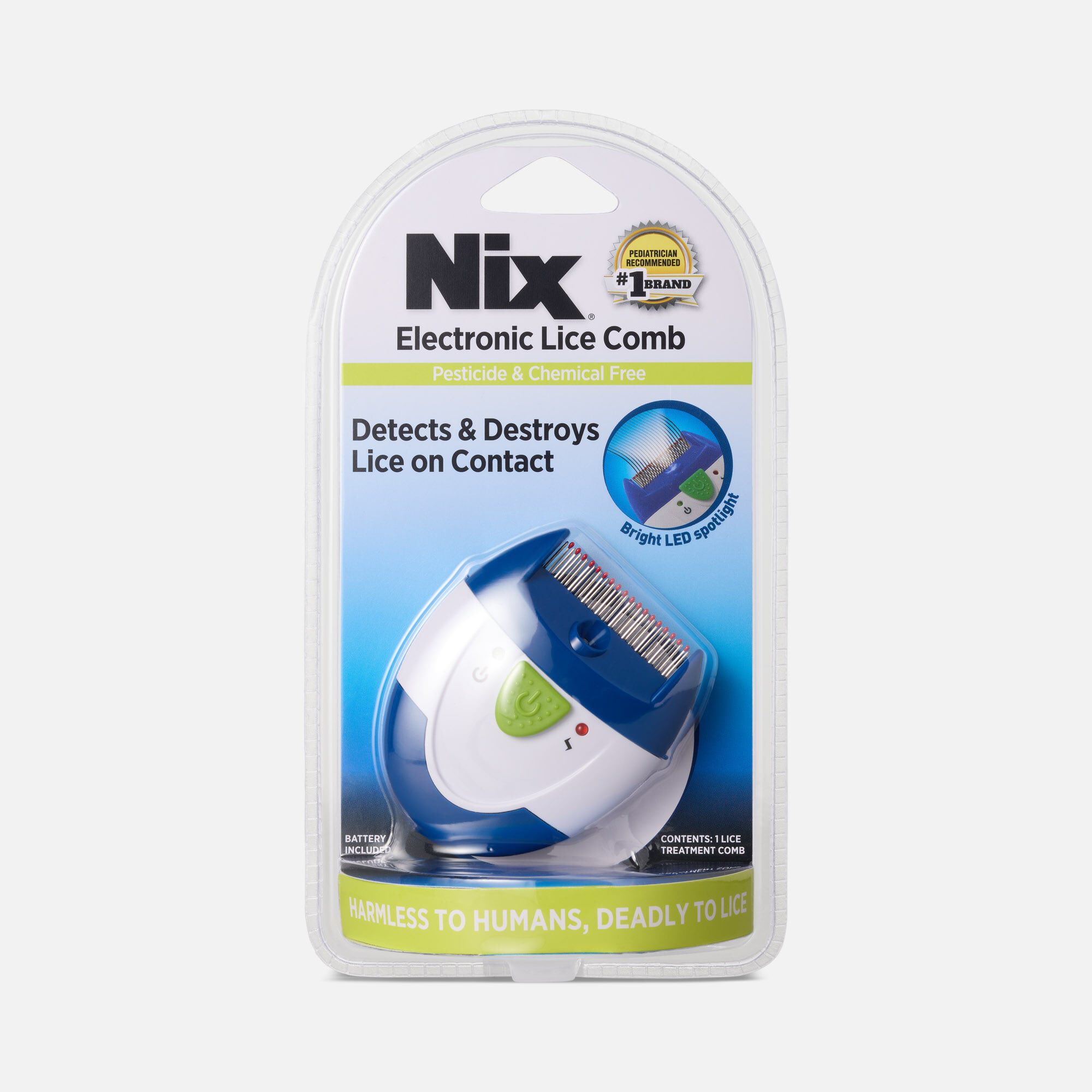 Nix® Electronic Lice Comb, , large