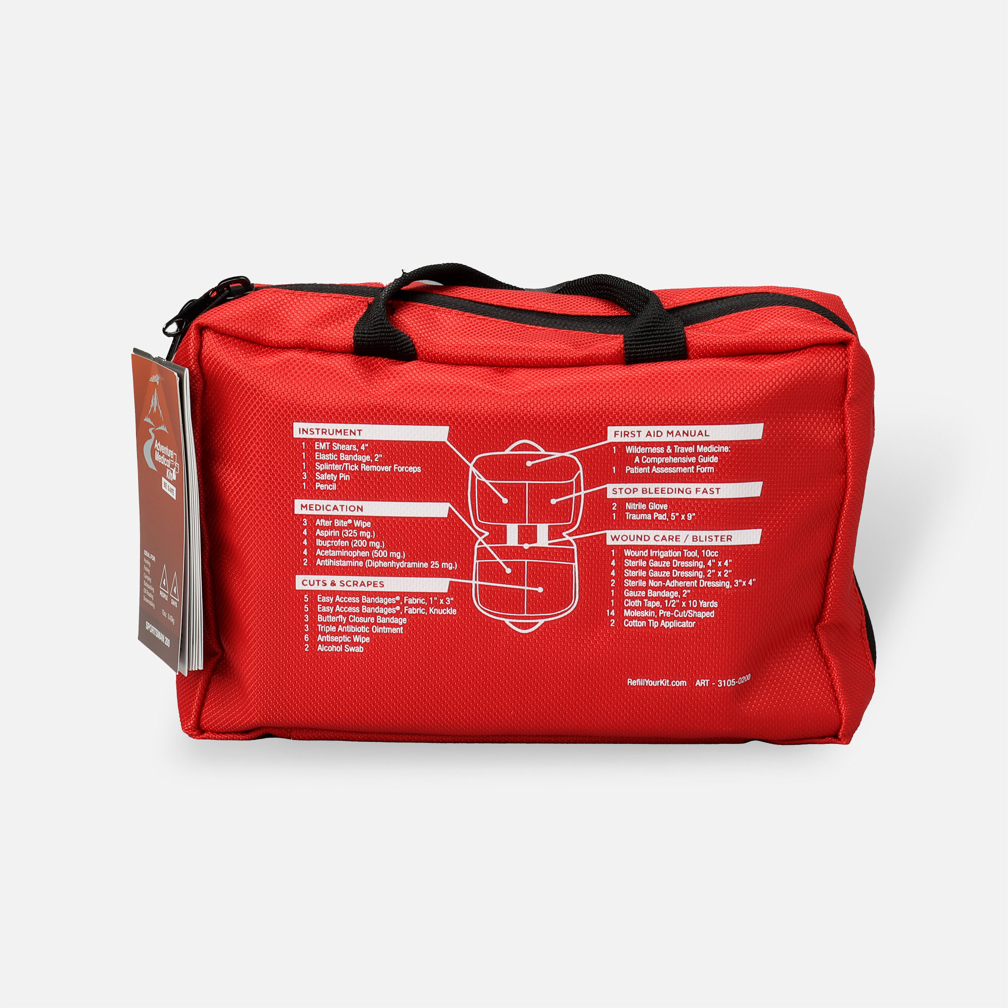 Adventure Medical Sportsman 200 First Aid Kit, 82 pc. by Adventure