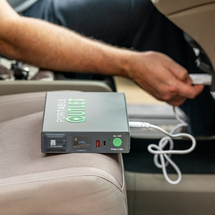 Portable Outlet 12V DC Car Charger for CPAP Battery, , large