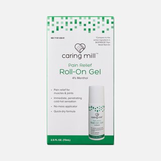 Caring Mill™ Menthol Pain Relief Roll-On Gel, 2.5 fl oz., , large