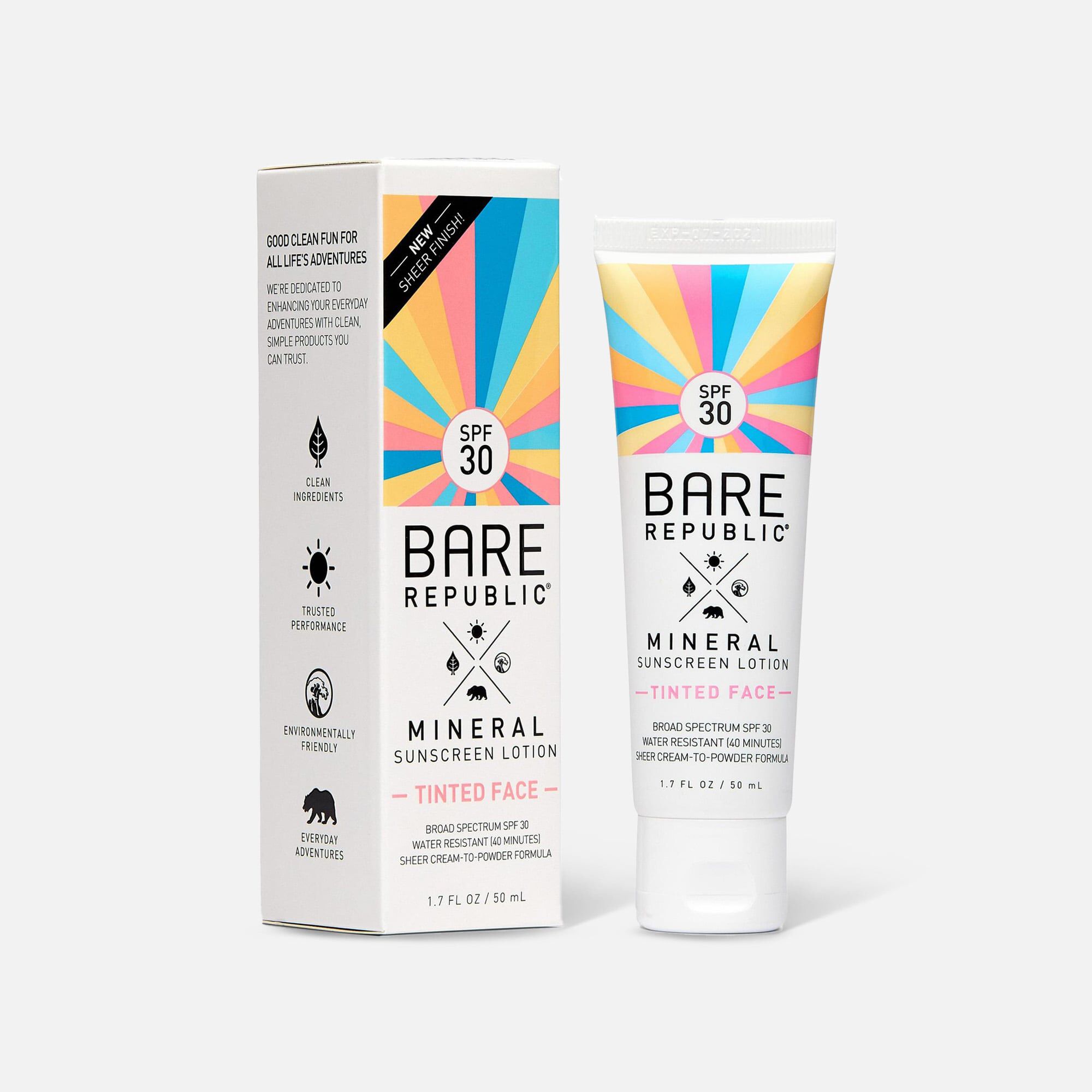 Bare Republic Mineral SPF 30 Tinted Face Sunscreen Lotion, 1.7 oz., , large