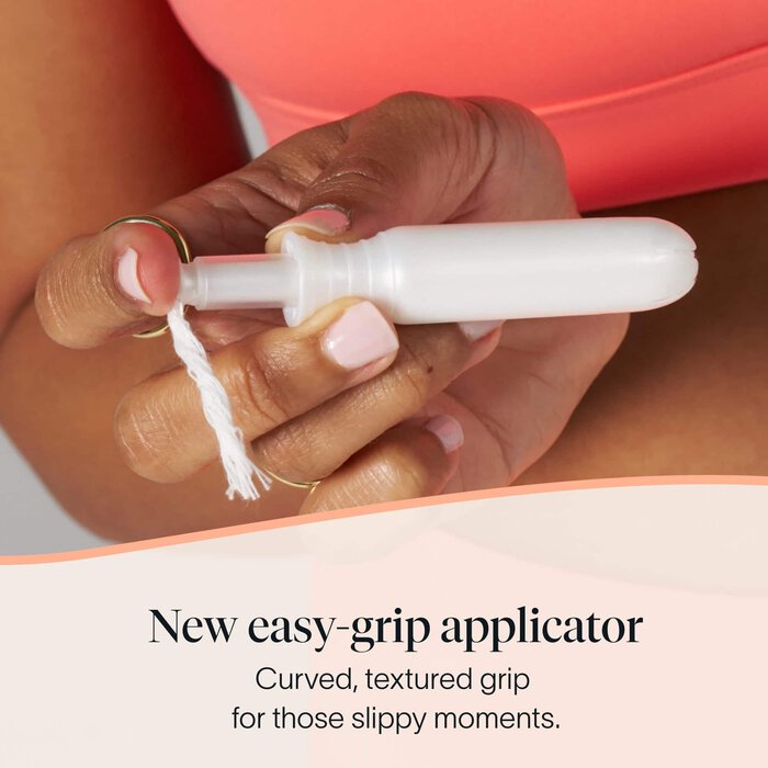 Cora Organic Cotton Applicator Tampons, , large