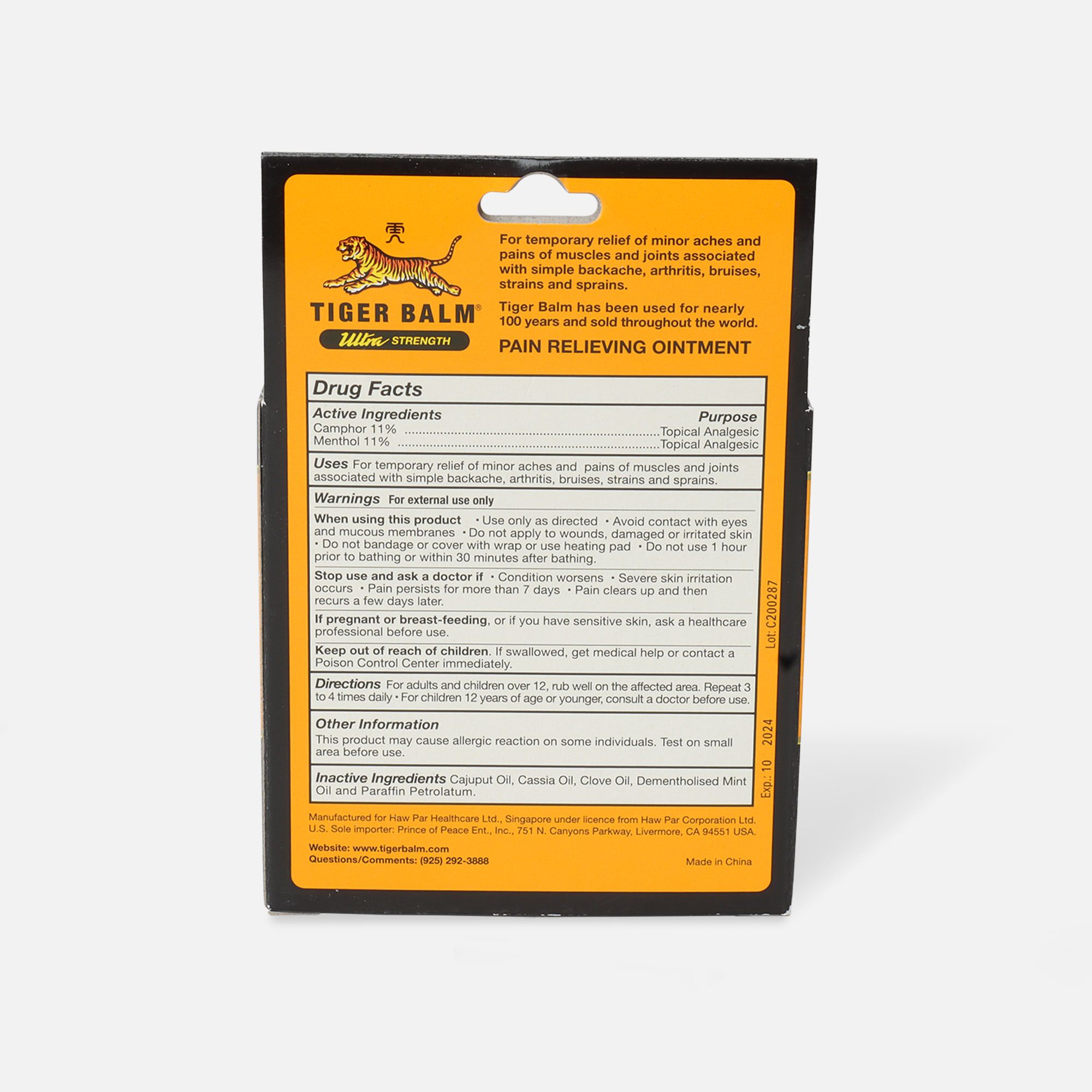 Tiger Balm Ultra Strength Ointment, , large