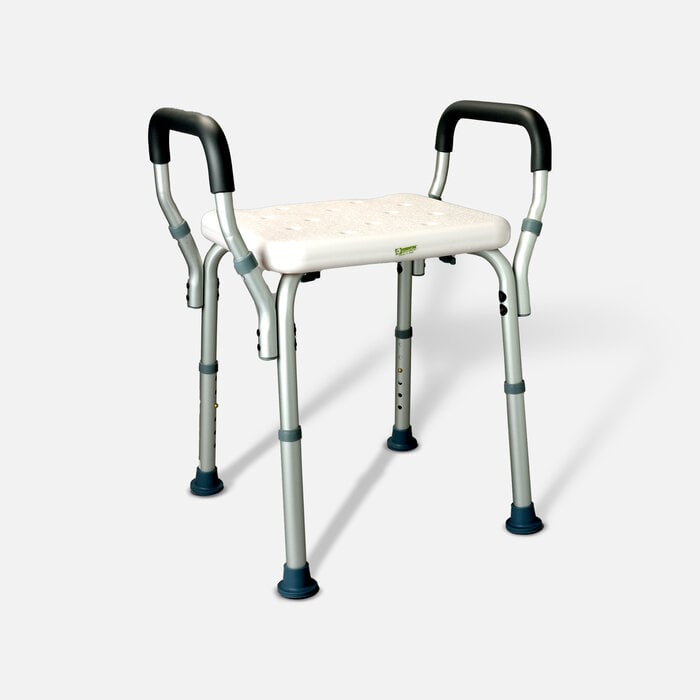 Essential Medical Deluxe Molded Shower Bench with Arms, , large