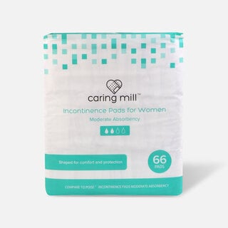 Caring Mill™ Incontinence Pads for Women, 66 ct., , large
