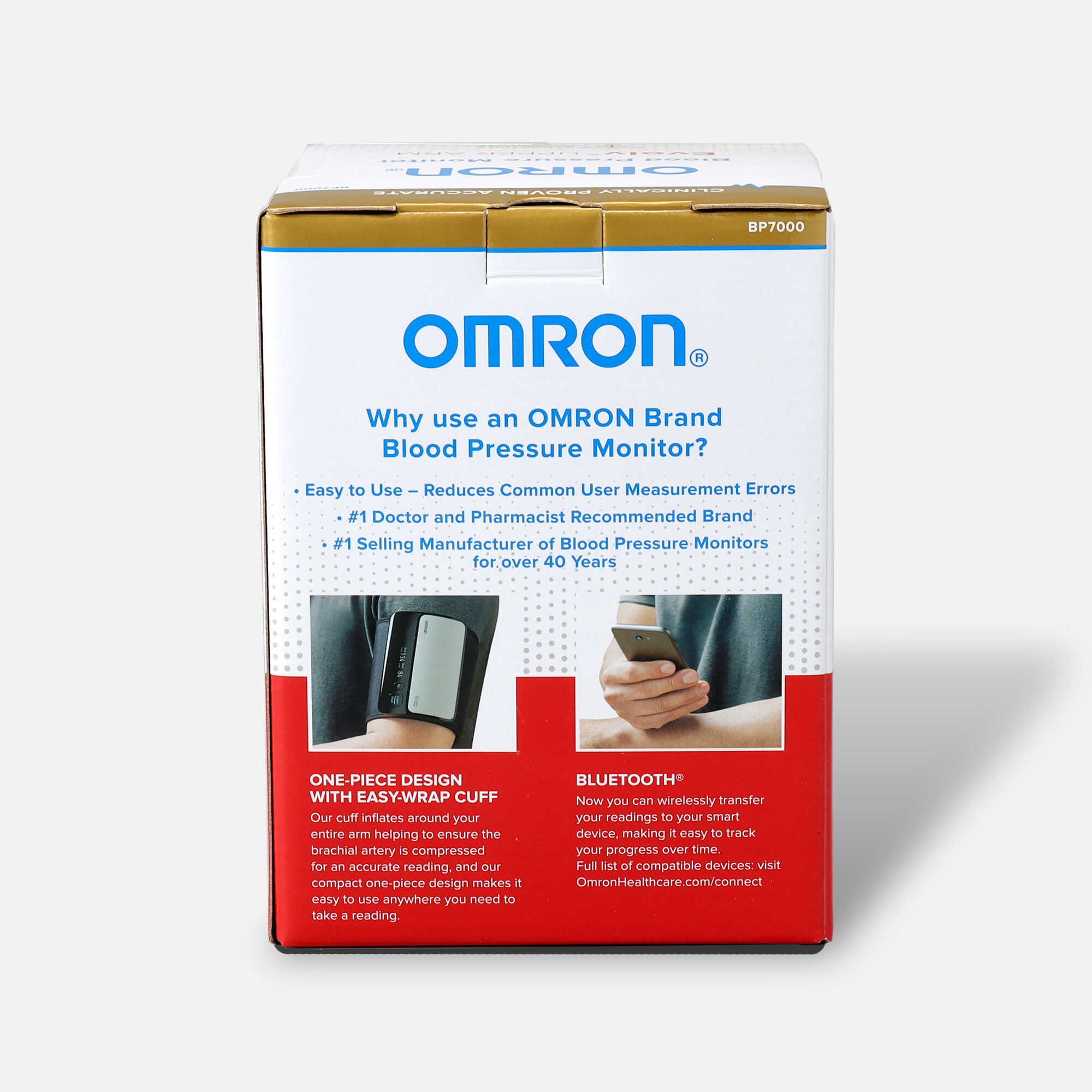 OMRON Evolv Wireless Upper Arm Blood Pressure Monitor- BP7000, , large