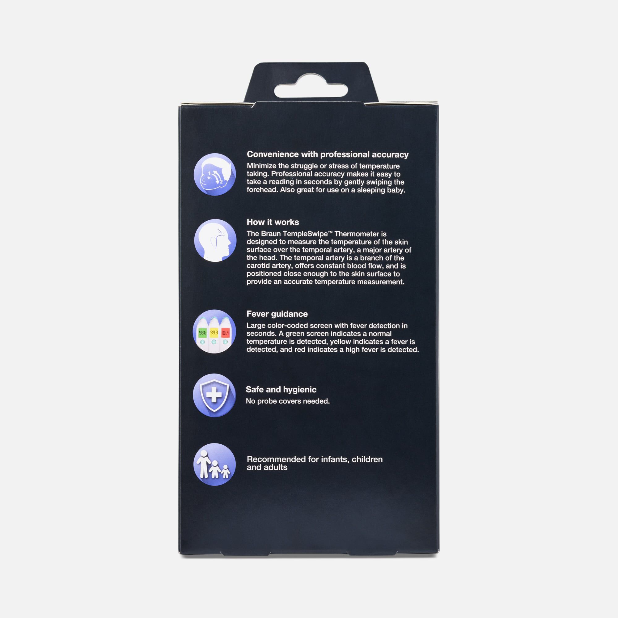 Braun Sensian™ Swipe 5 Forehead Thermometer, , large