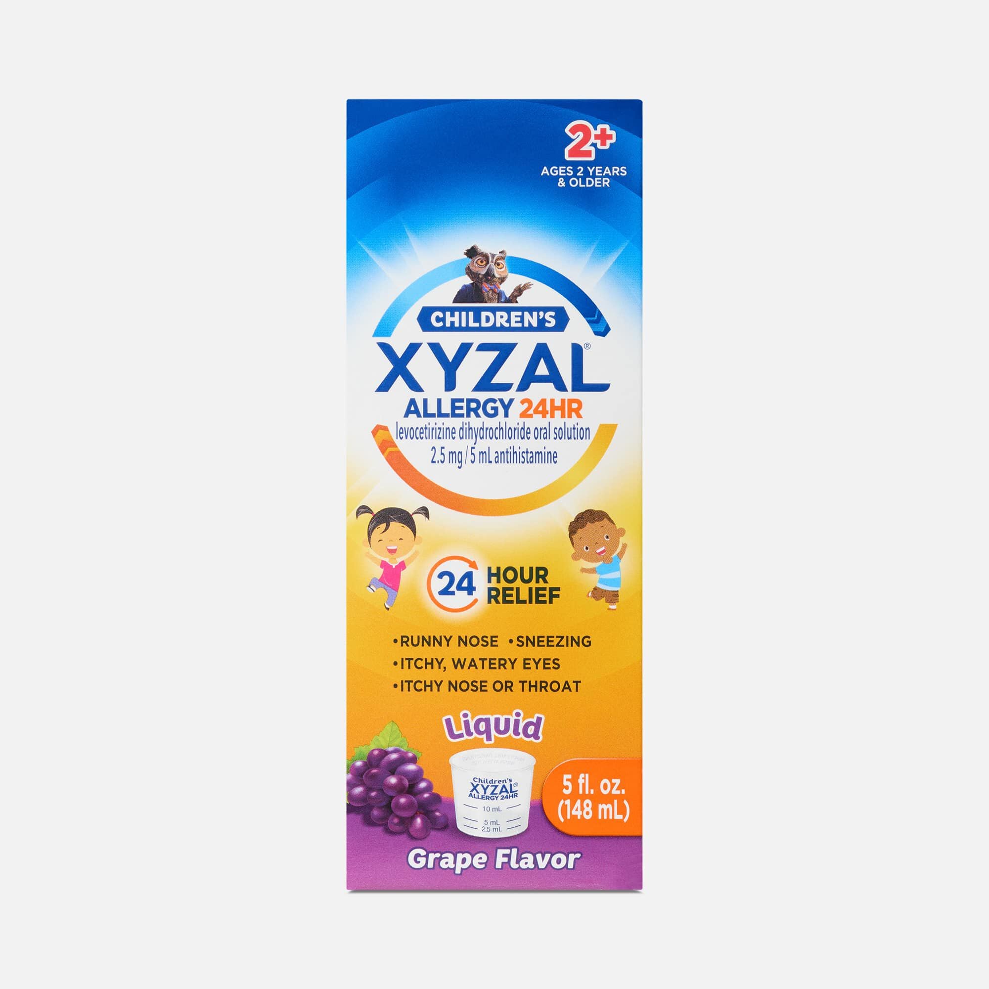 Xyzal® Children's Allergy 24-Hour Oral Solution, Grape, 5 fl. oz., , large