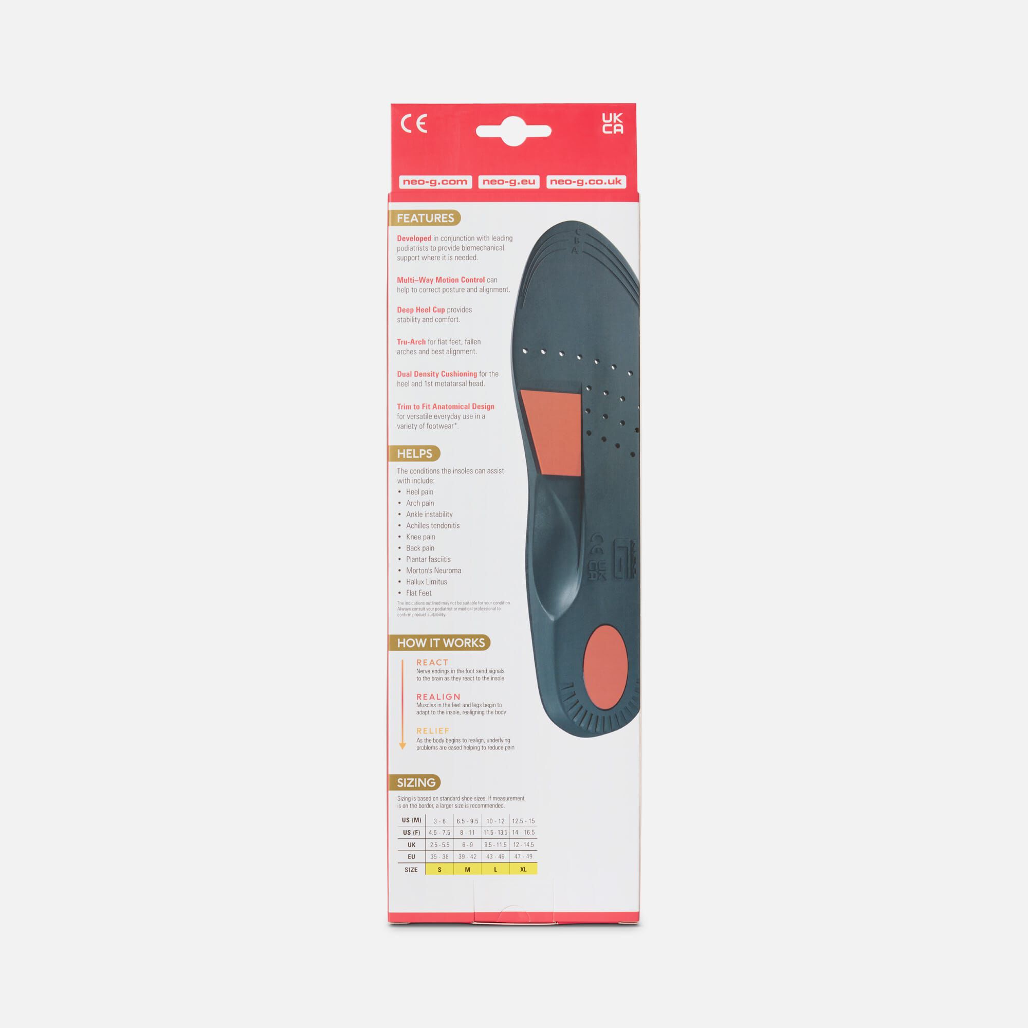 Neo G NeoThotics Pro-Expert Full Length Orthotic Insole, , large