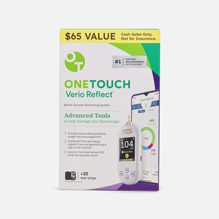 OneTouch Verio Reflect Blood Glucose Monitoring System, , large
