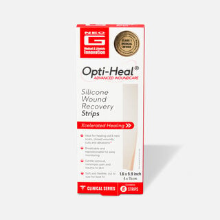 Neo G Silicone Wound Recovery Strips, 1.6”x 5.9” – 6 ct., , large