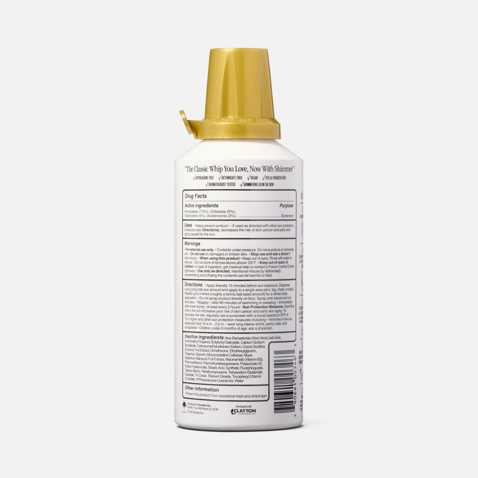 Vacation Classic Whip Glow SPF 30, 4 oz., , large