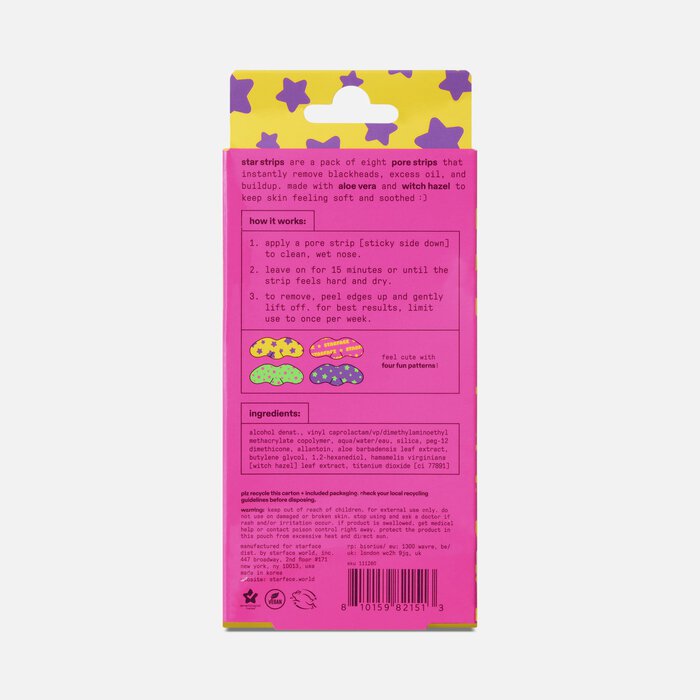 Starface Star Strips™ Pore-Clearing Nose Strips, Assorted Pack, 8 ct., , large