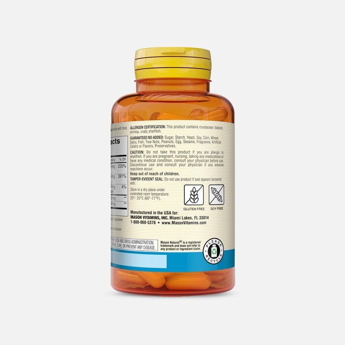 Mason Vitamins Natural Glucosamine Chondroitin Double Strength 1500/1200 3 per Day, , large