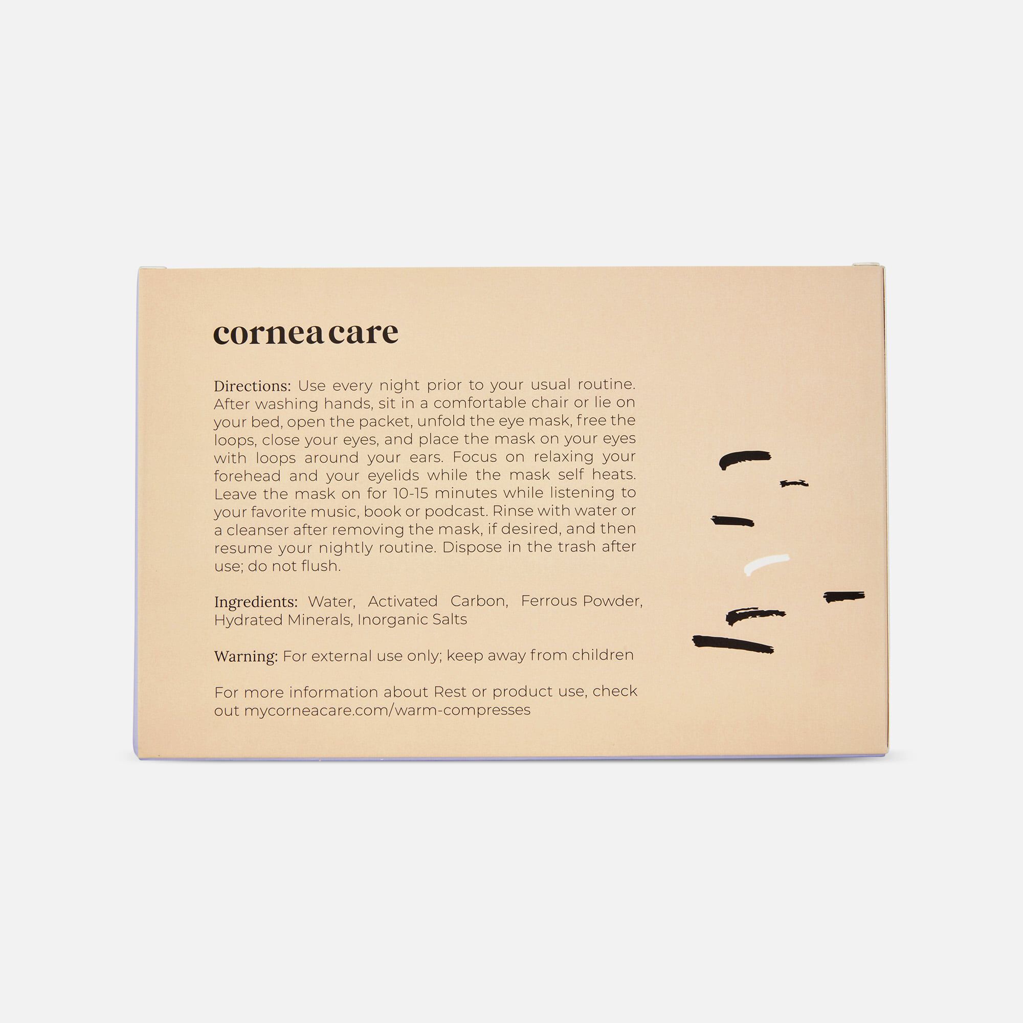 CorneaCare Rest Self-Heating Eye Mask, 30 ct., , large