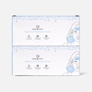 Caring Mill™ Migraine & Pain Relief Patches, 8 ct. (2-Pack)