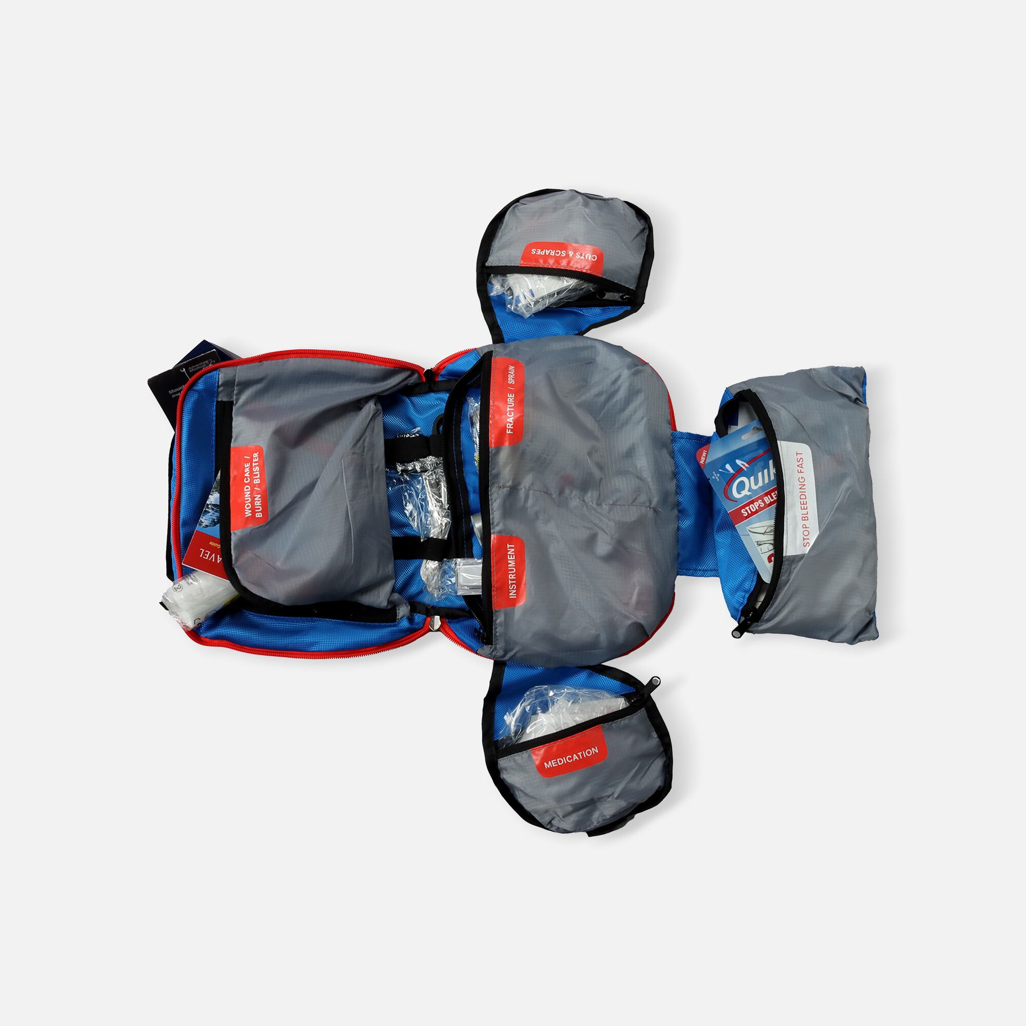 Adventure Medical Mountain Guide First Aid Kit with QuikClot, 164 pc., , large