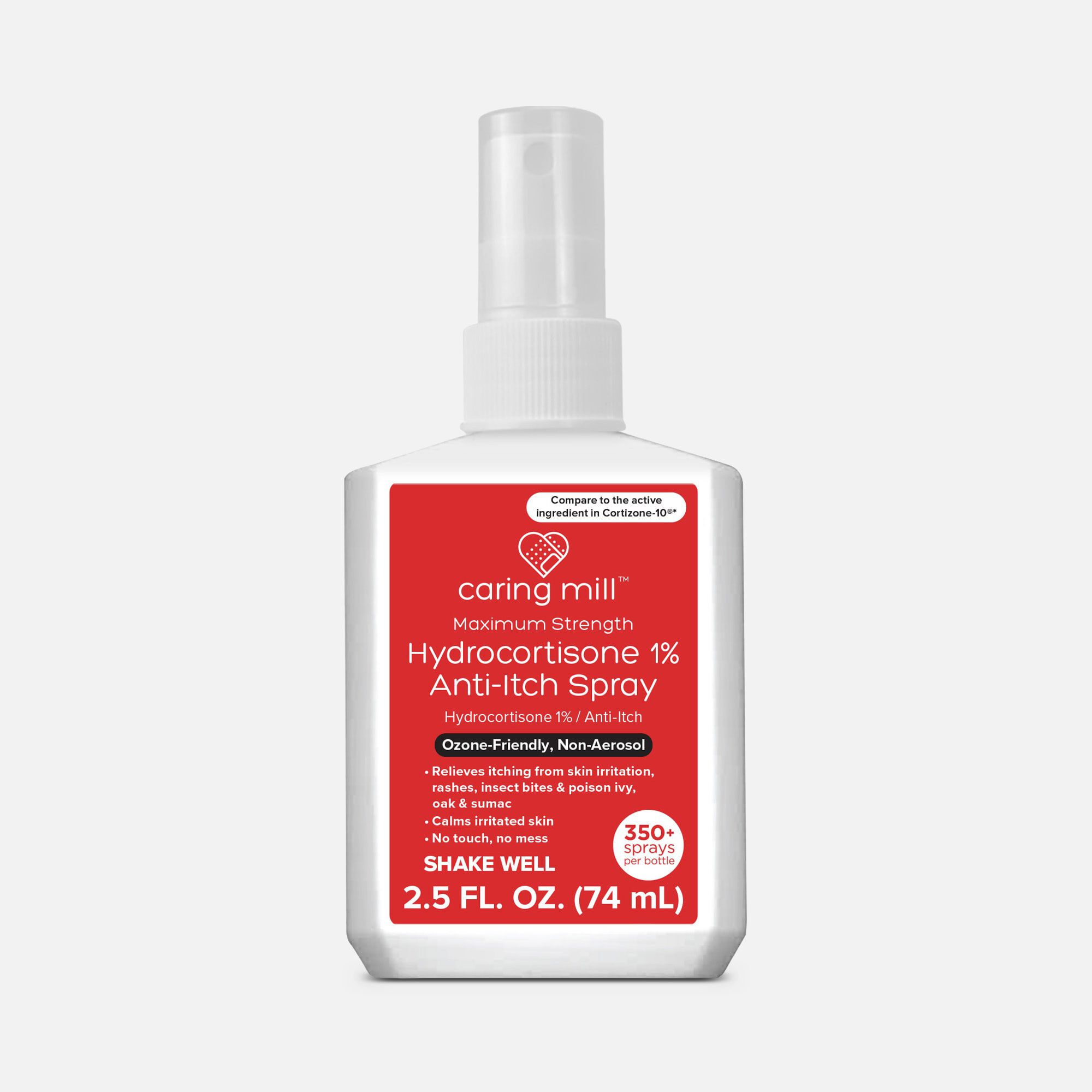 Caring Mill Hydrocortisone Spray, 2.5 oz