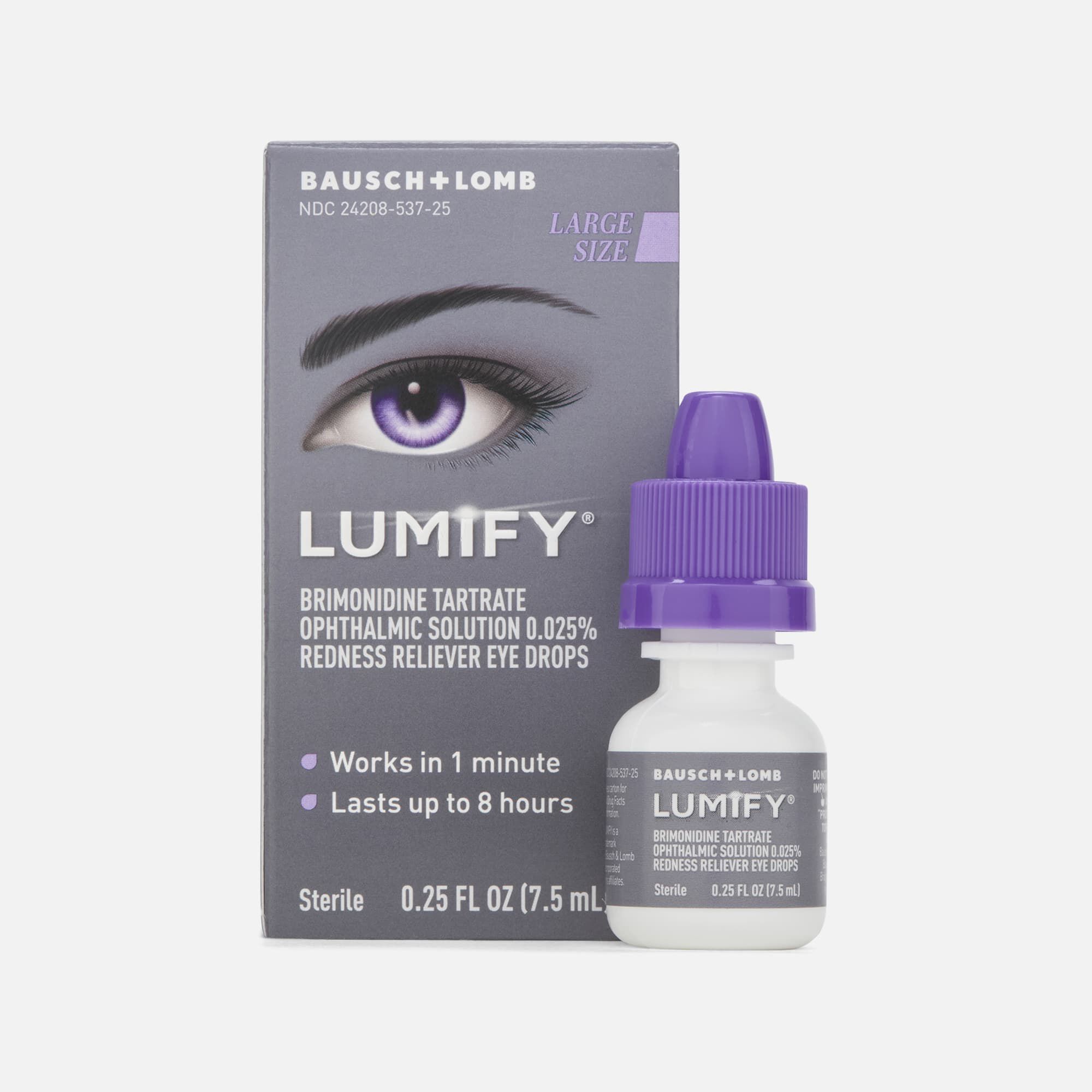 LUMIFY Redness Reliever Eye Drops, 0.25 fl oz (7.5ml), , large