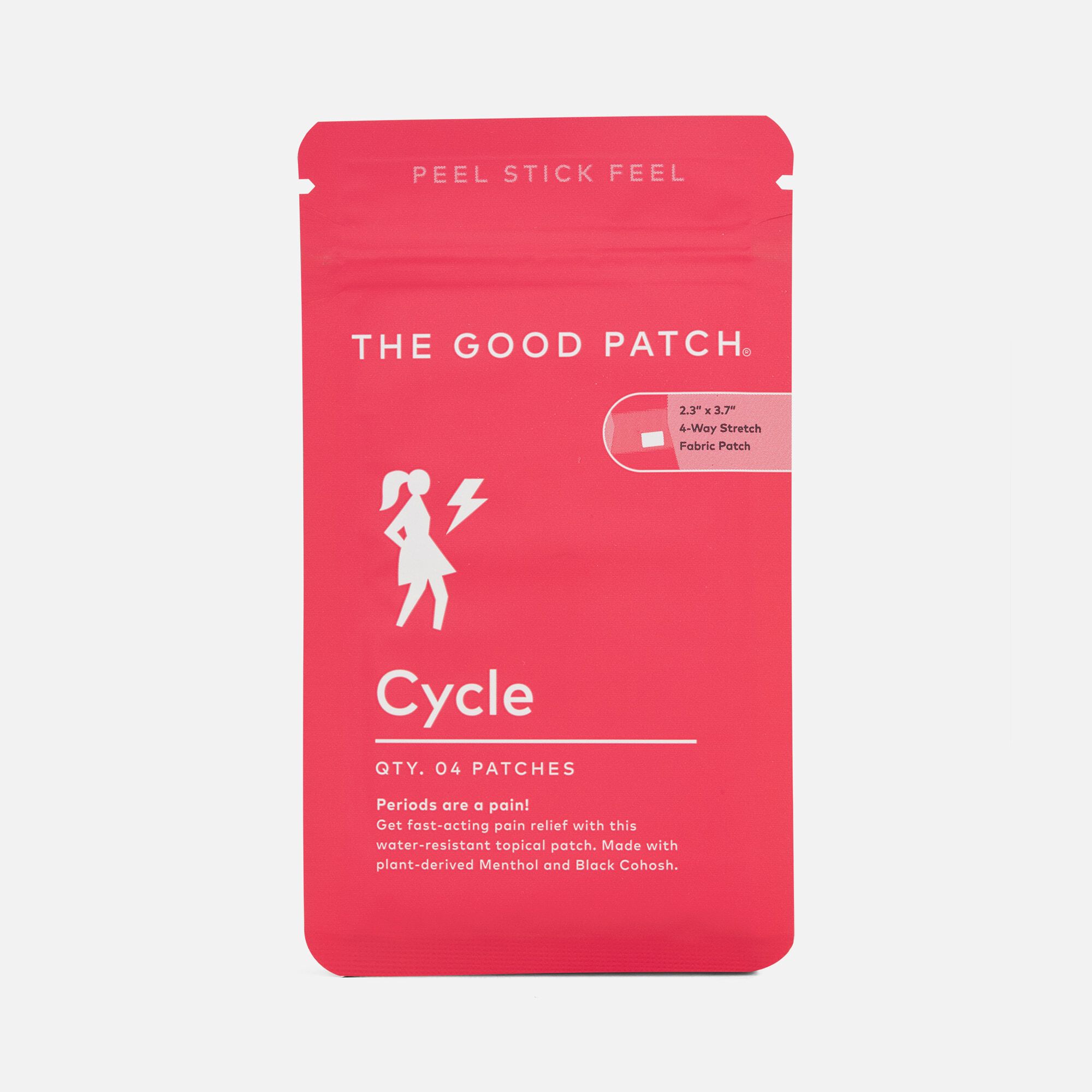 The Good Patch® Cycle - Pain Patch,  4 ct., , large