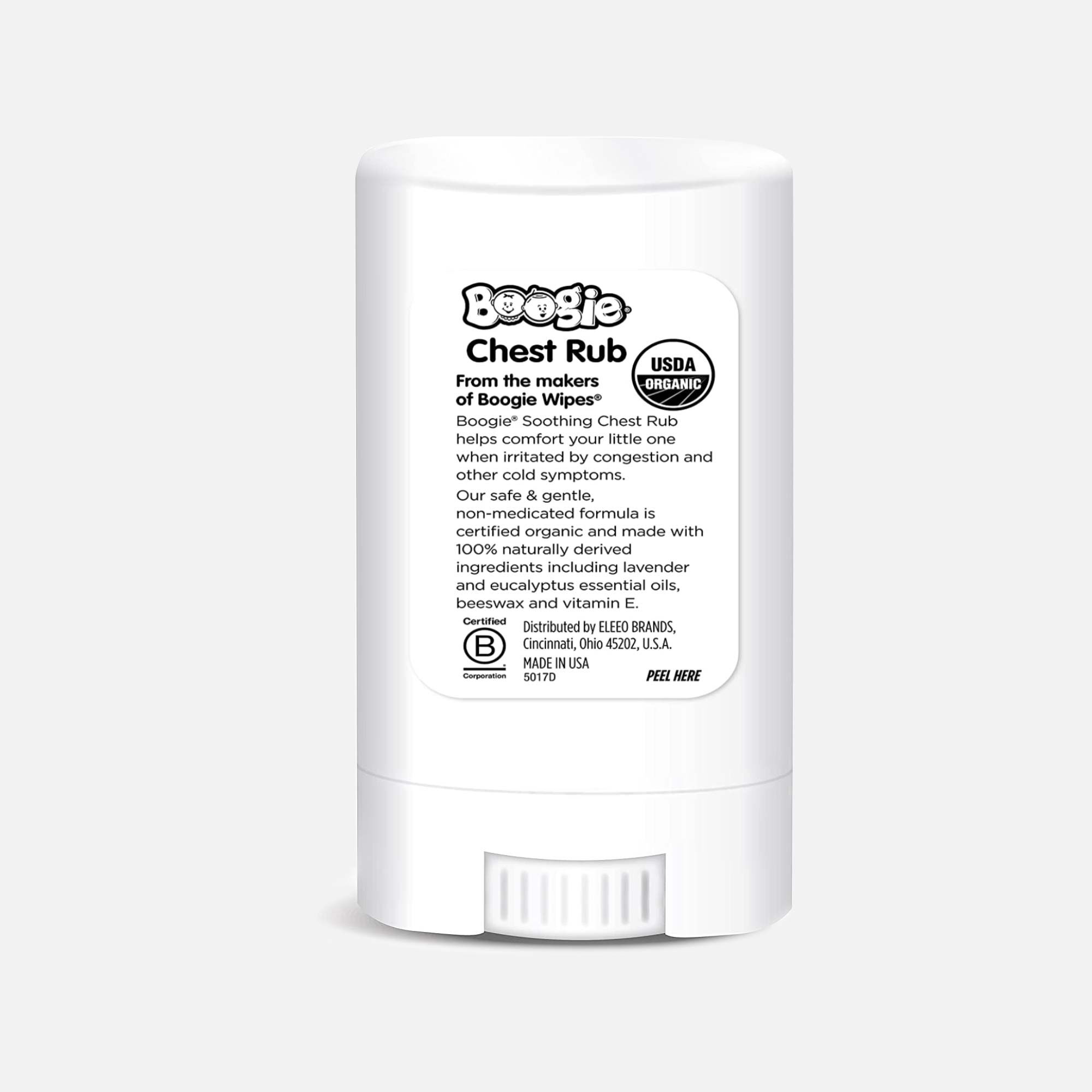 Boogie Vapor Chest Rub Stick, .49 oz., , large