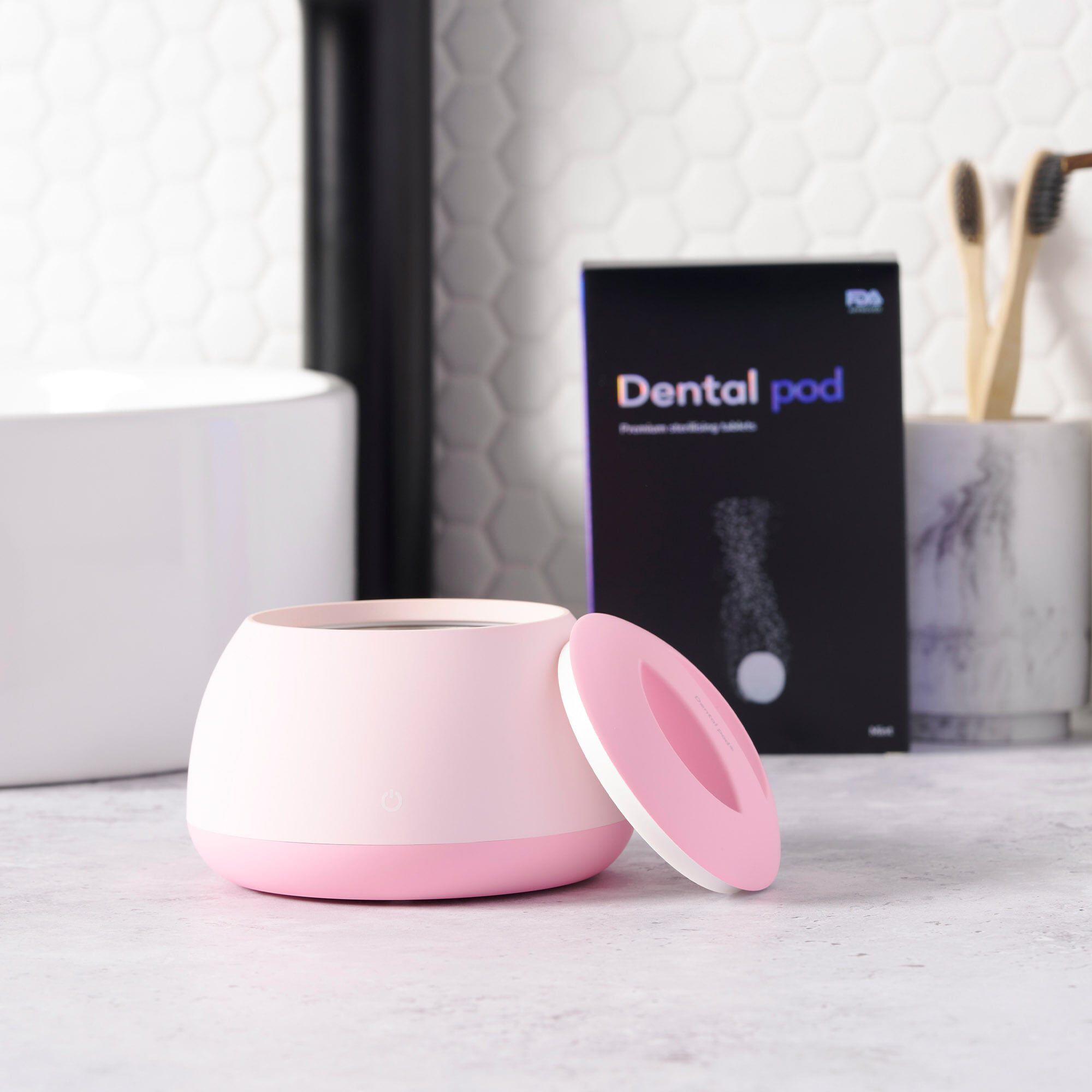 Zima Dental Pod, Pink, large