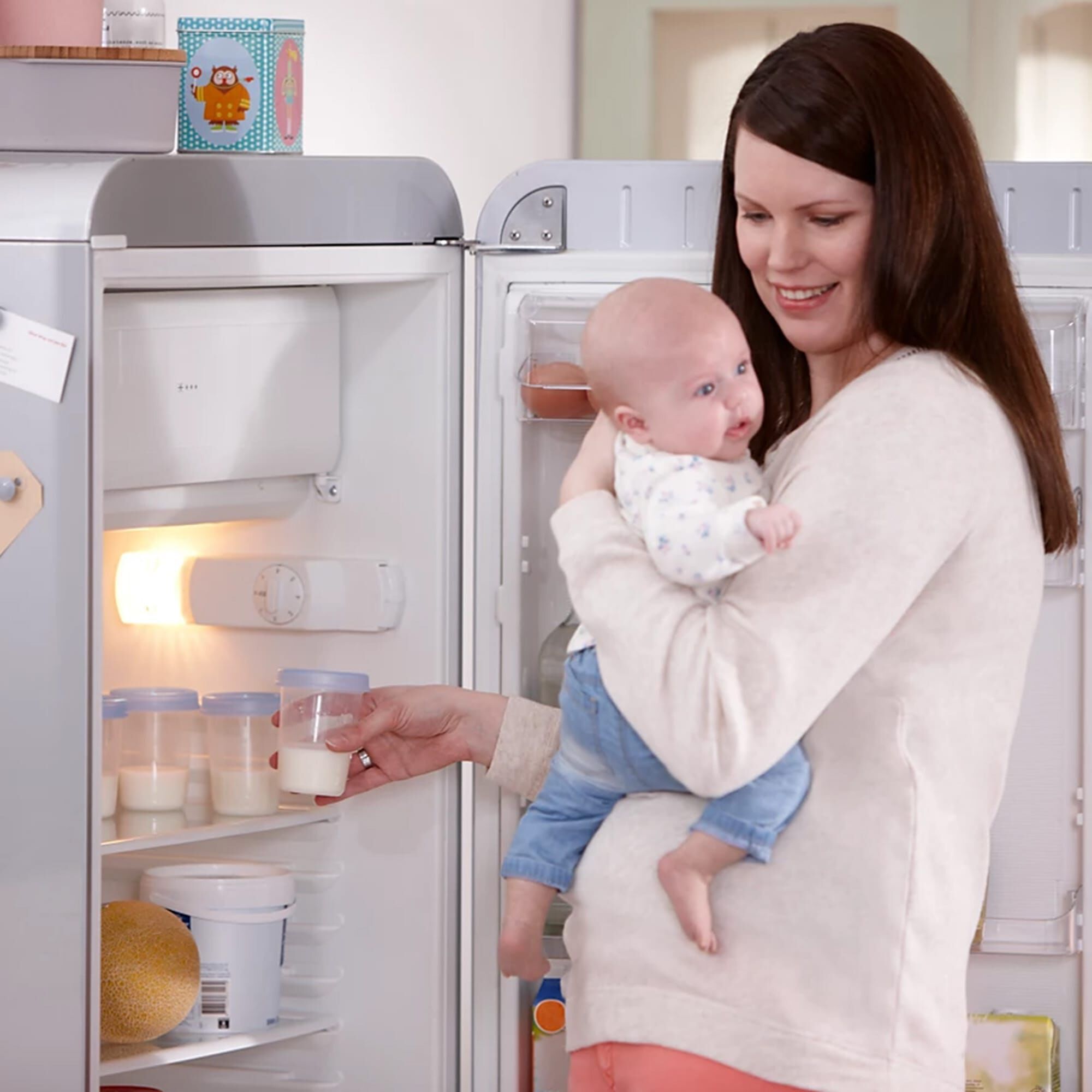 Philips Avent Breast Milk Storage Cups and Lids, 6 fl. oz., 10 ct., , large