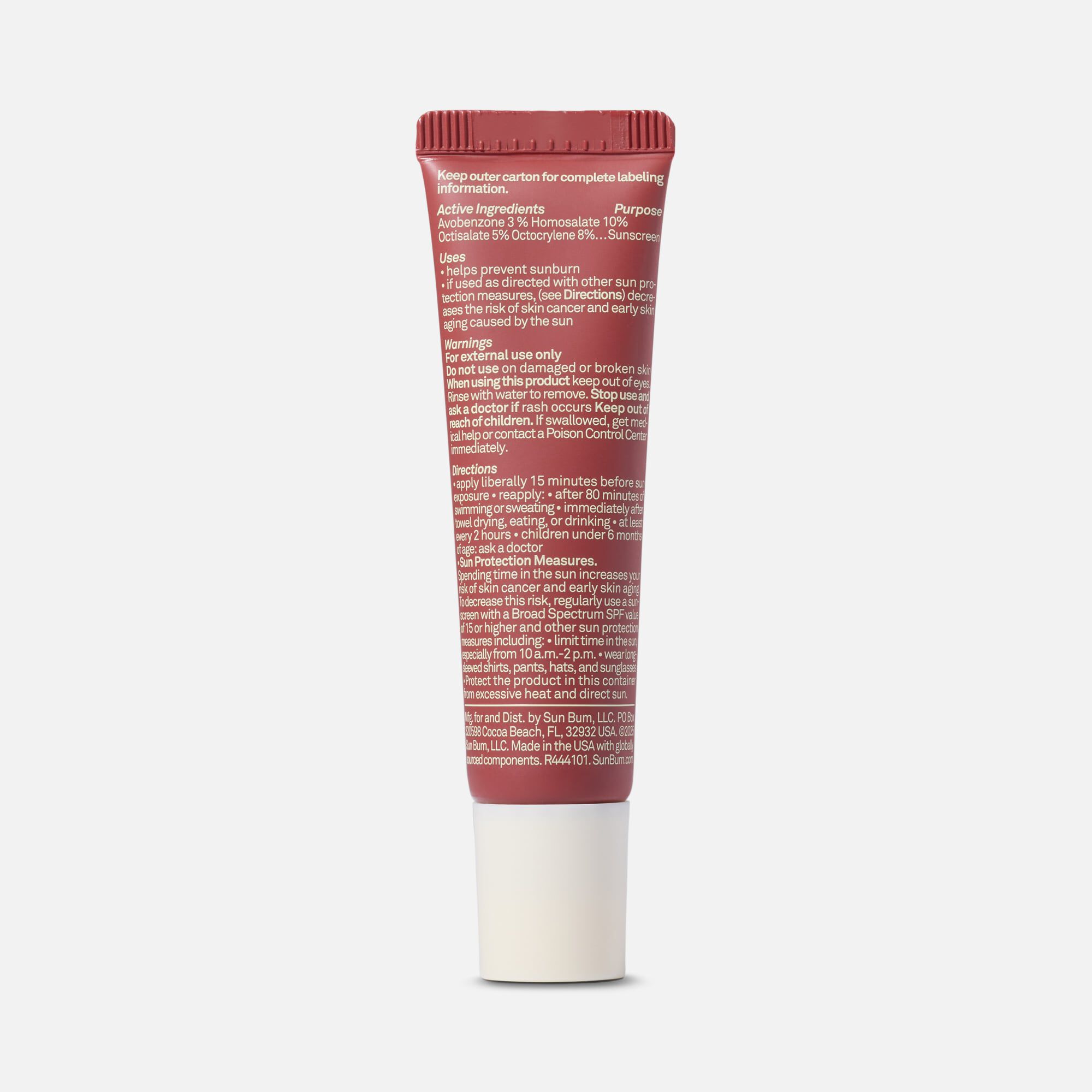 Sun Bum SPF 30 Sunscreen Tinted Lip Balm, 0.5 fl. oz., , large
