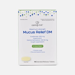 Caring Mill™ Maximum Strength Mucus-DM Extended-Release Tablets,14 ct, , large