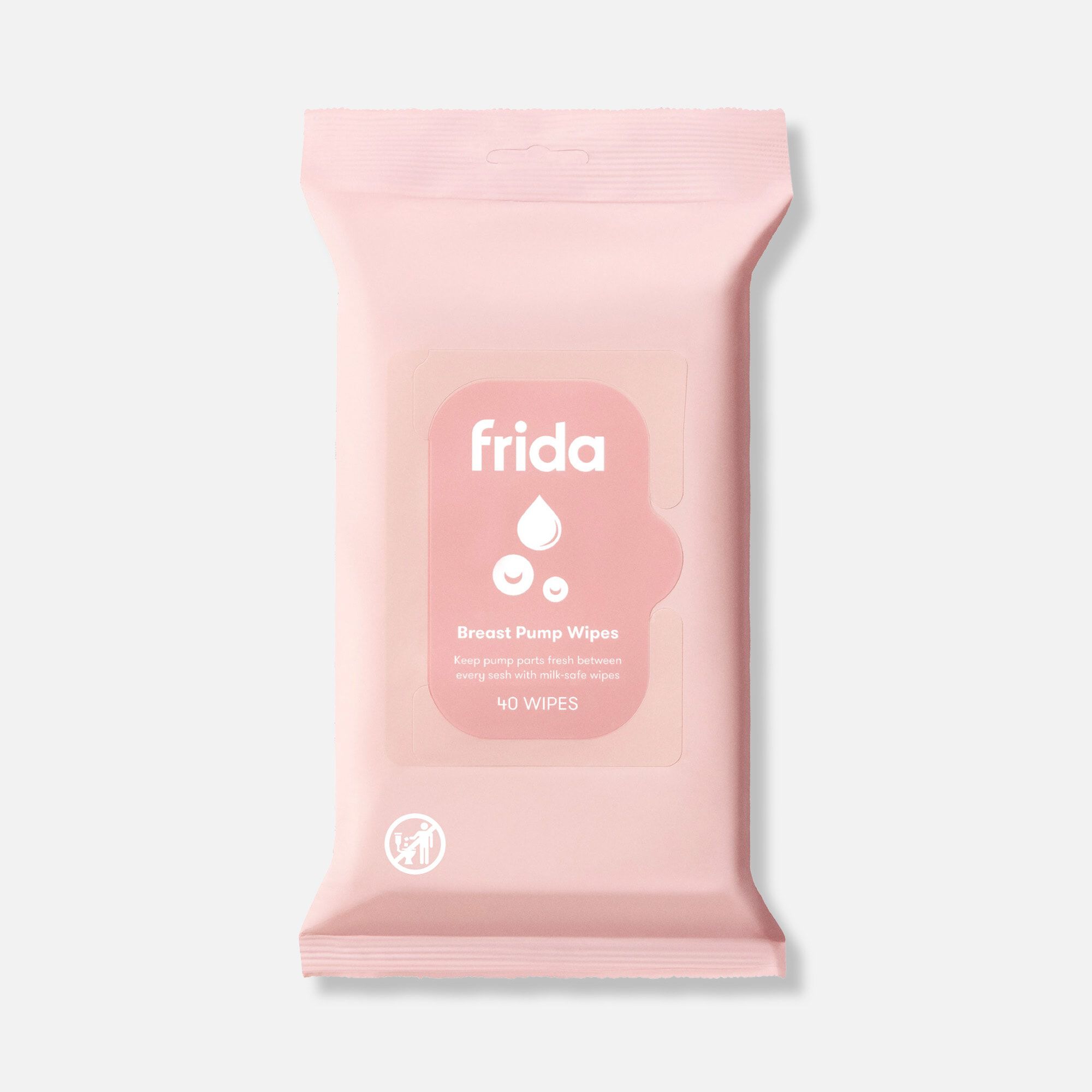 Frida Breast Pump Wipes, 40 ct.