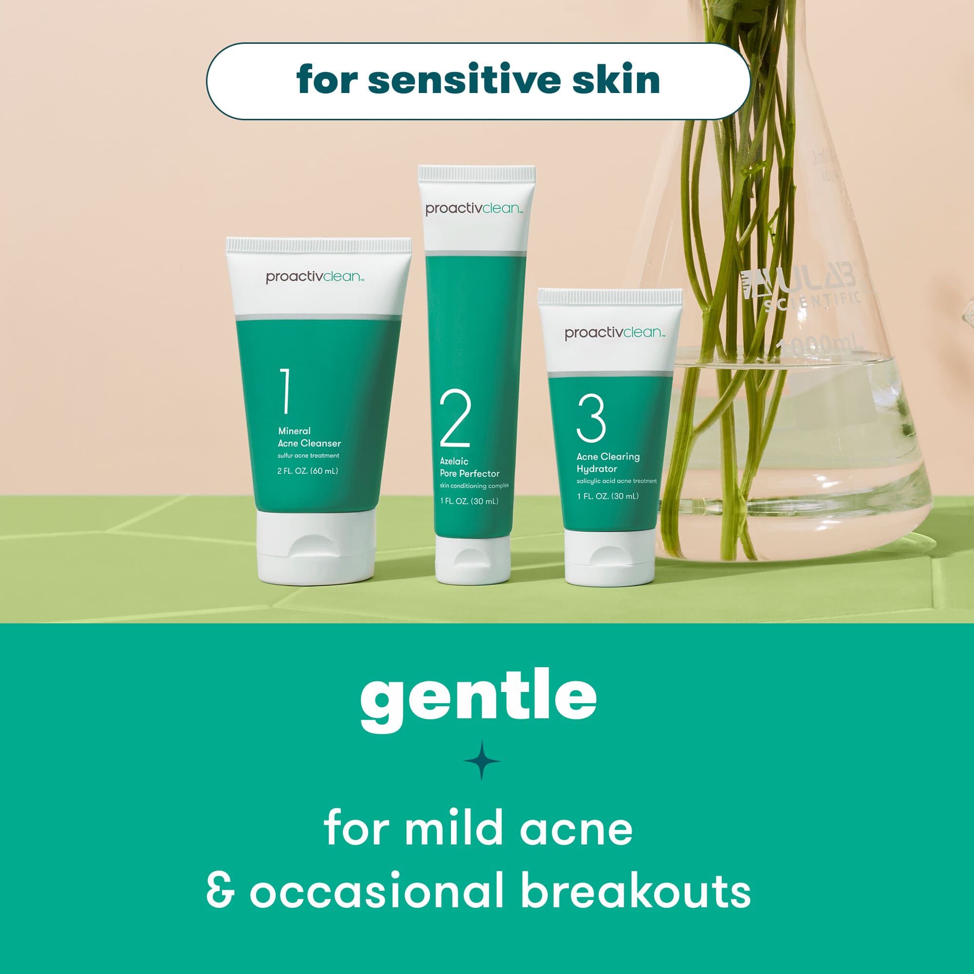Proactiv Clean™ 3-Step Routine Kit with Zits Happen™ Patches, , large