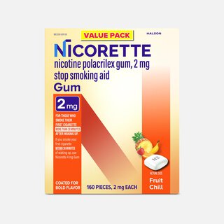 Nicorette Nicotine Gum, Fruit Chill, 2mg, , large