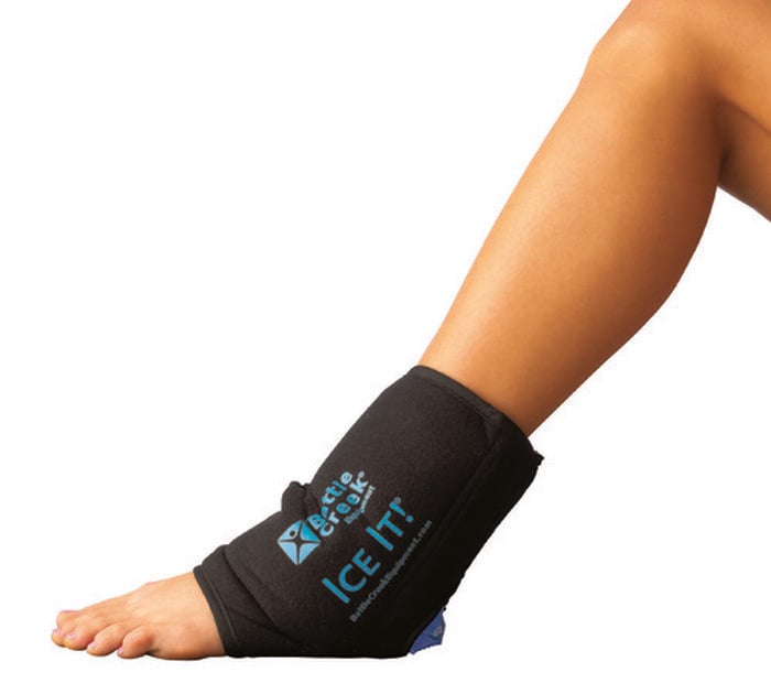 Battle Creek Ice It! ColdCOMFORT Ankle/Elbow/Foot System 10.5" x 13", , large
