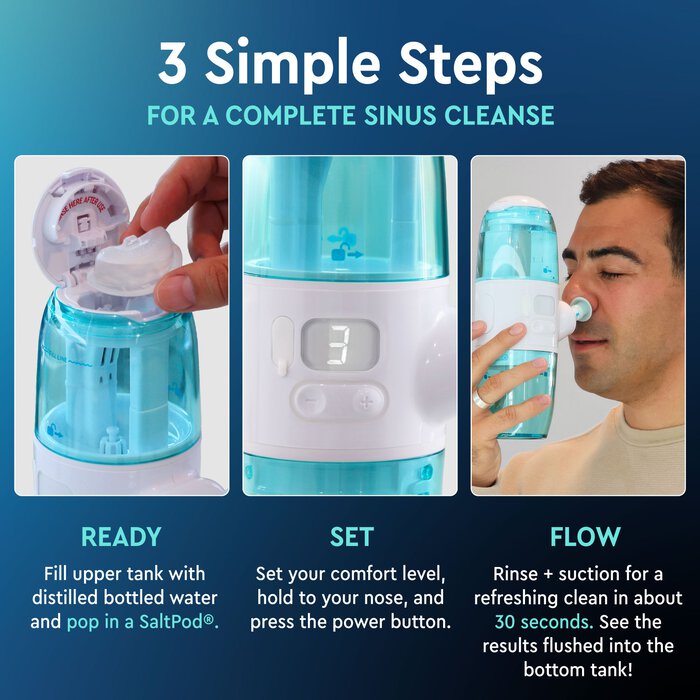 Navage® Advanced Powered Nose Cleaner, , large