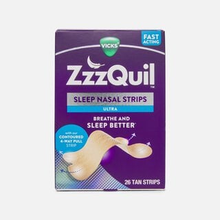 Vicks ZzzQuil Sleep Ultra Nasal Strips, Tan, 26 ct.