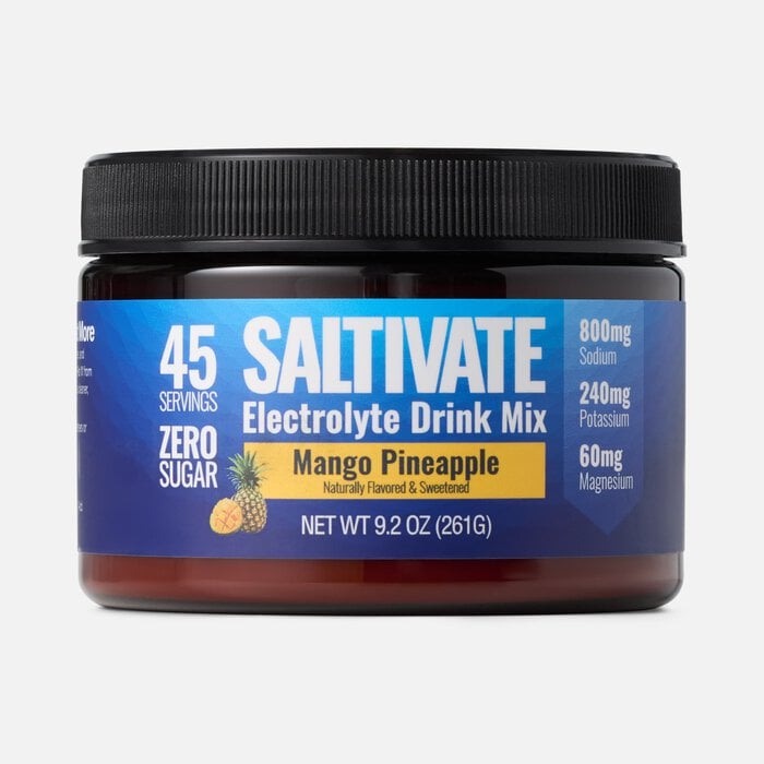 Saltivate® Electrolyte Drink Mix, Zero Sugar, Mango Pineapple, 45 Servings, , large