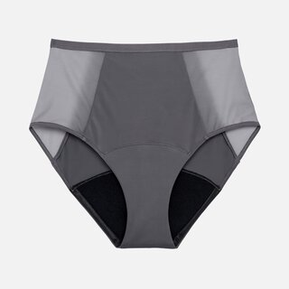 Thinx Comfort Stretch Hi-Waist All Day Period Underwear, Slate, , large
