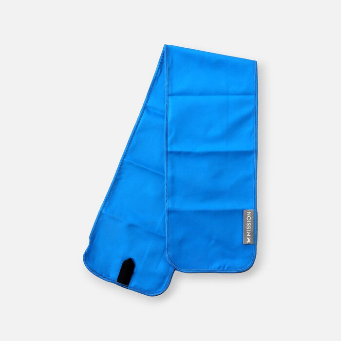 Mission Fever Relief Cooling Towel, Electric Blue Lemonade, , large
