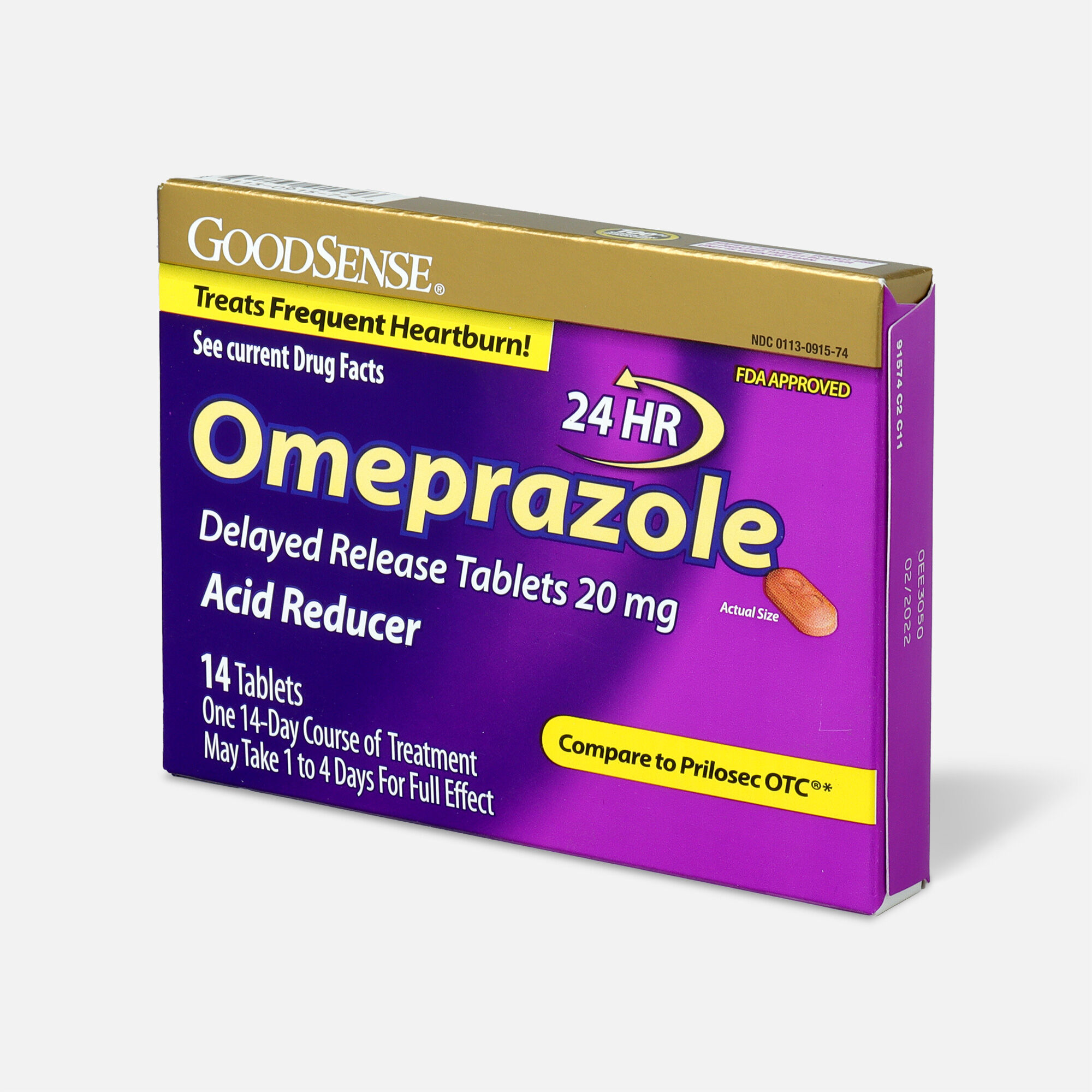 GoodSense® Omeprazole Delayed Release Tablets 20 mg, Acid Reducer, , large