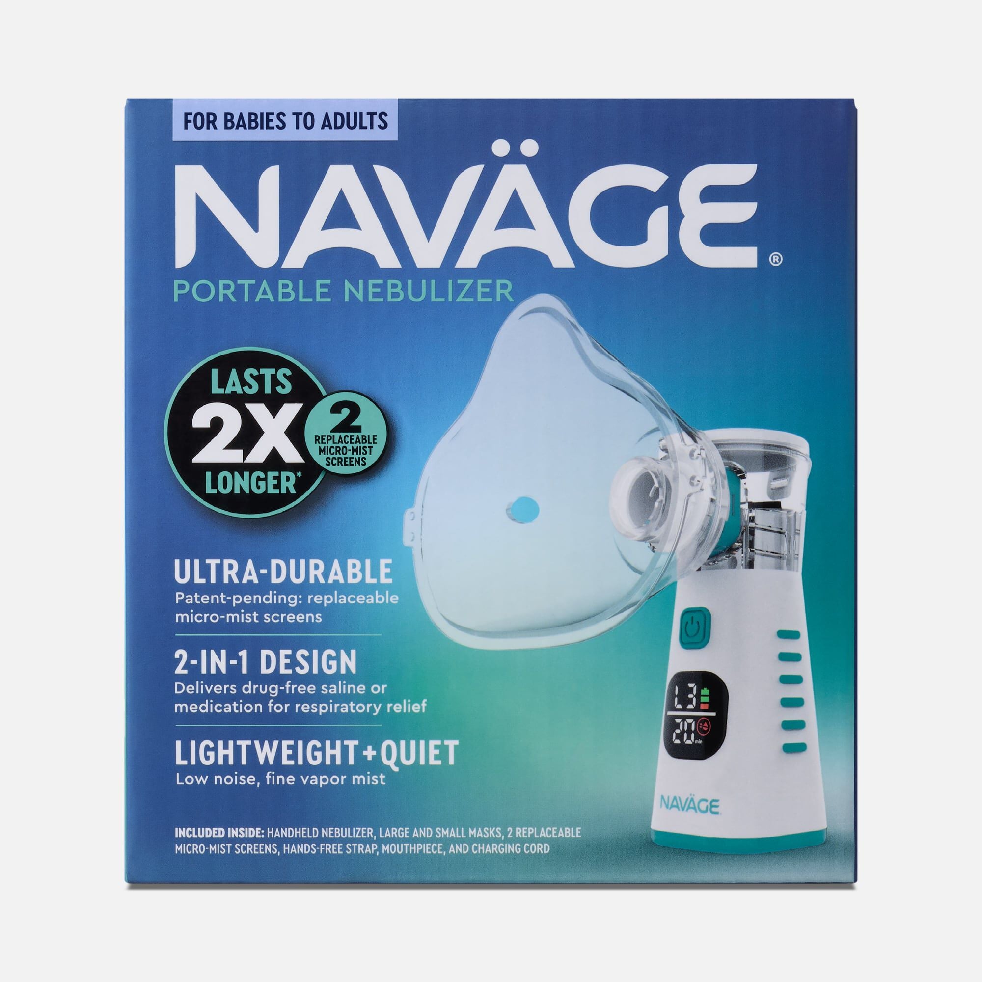 Navage® Portable Nebulizer for All Ages