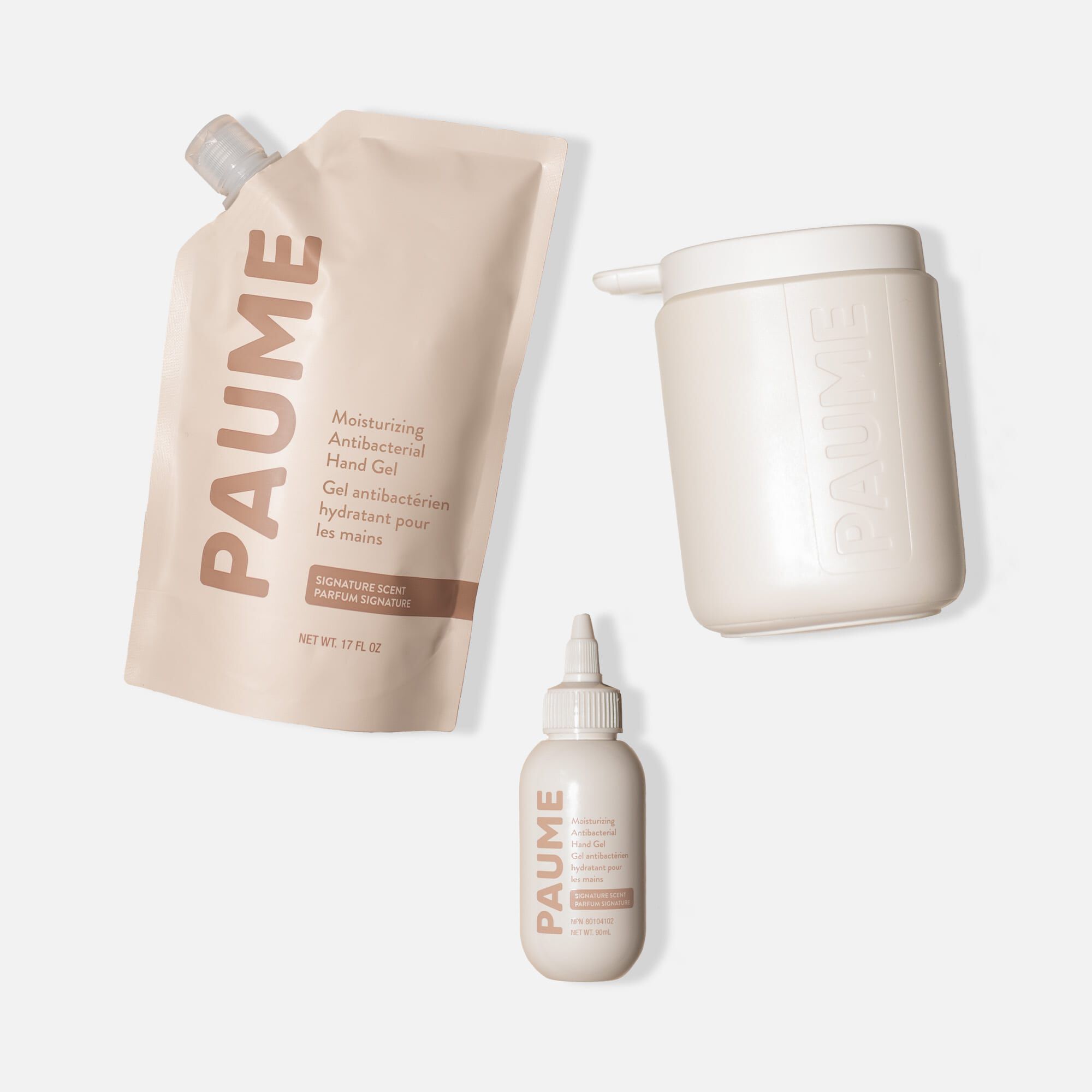 Paume Hand Sanitizer Starter Kit