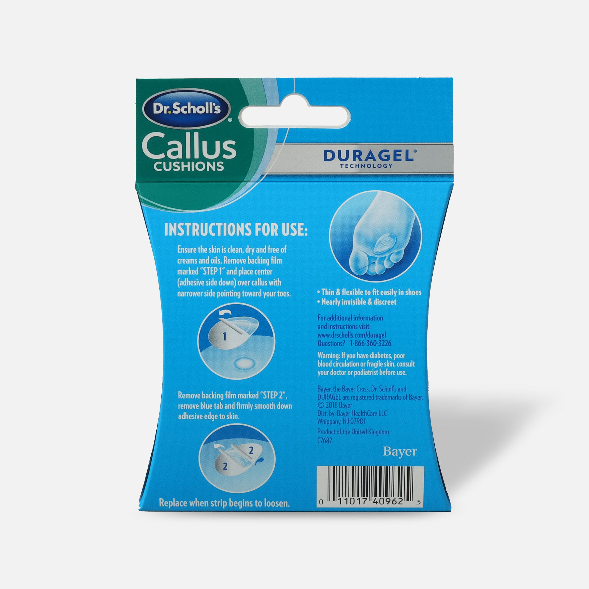 Dr. Scholl's Duragel Callus Cushion, 5 ct., , large