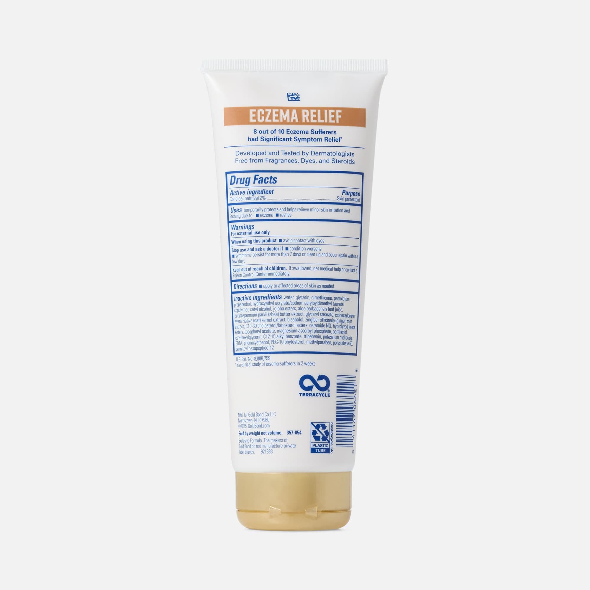 Gold Bond® Eczema Relief Medicated Skin Protectant Cream, 8 oz., , large